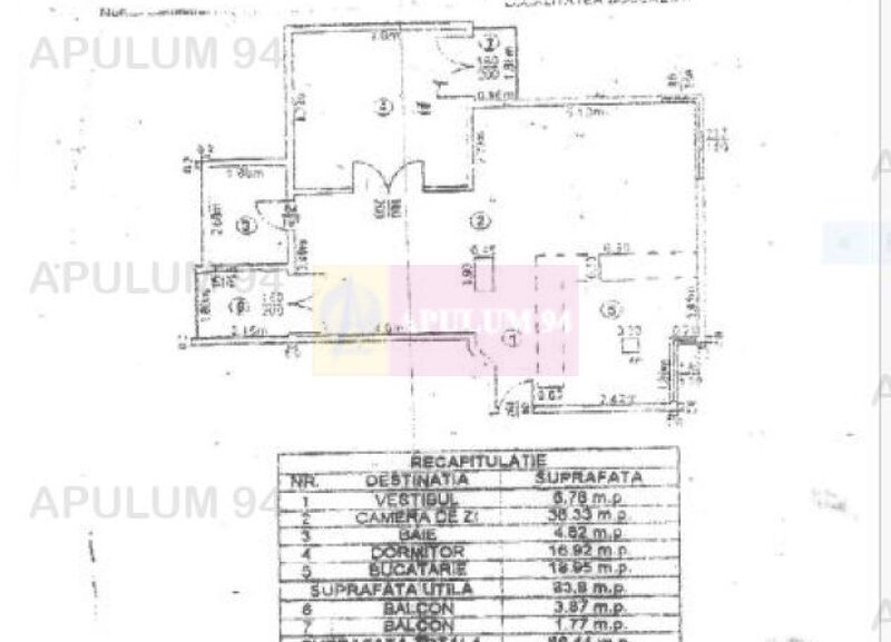Apartament 2 camere Universitate.